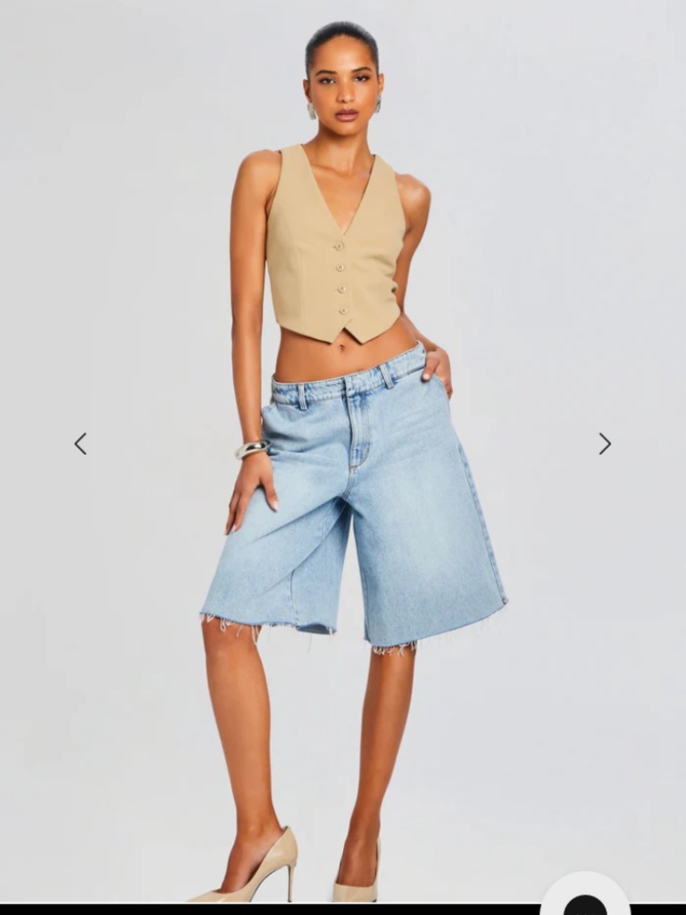 Ser.o.ya trelles short coastline shorts size 24 denim blue jeans